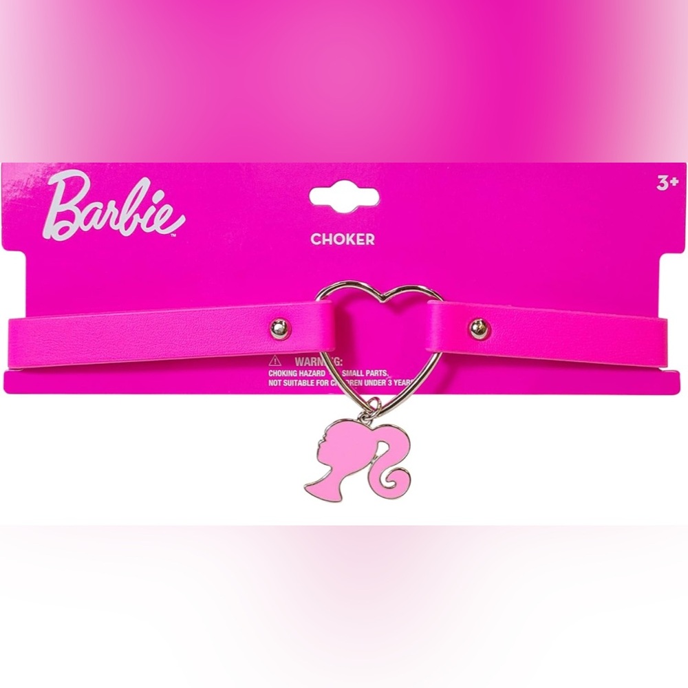 Pink Barbie Charm Buckle Choker - Picture 4 of 6